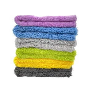 Toalla de Microfibra Personalizada sin Bordes para Secado de Autos, 4 Piezas, 500 Gsm, para Limpiar Autos - Product Image 2