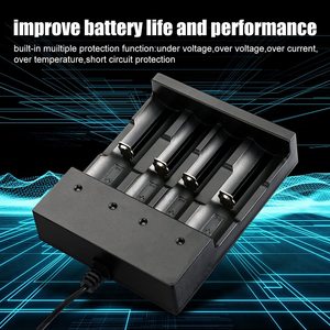 Chargeur 18650 3.7V Rechargeable Chargeur de batterie 18650 4 baies Li-ion pour batteries lithium rechargeables 26650 21700 18650 <span class=keywords><strong>10400</strong></span> - Product Image 6