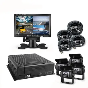 4 8 Channel Vehicle Fleet Cam Car 4CH 1080P WIFI GPS 3G 4G HDD Mdvr Mobile DVR System Kit Recorder Camera On Side The School Bus