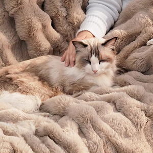 SUREWALHOME Lit pour animaux personnalisé avec couverture, <span class=keywords><strong>vente</strong></span> en gros, lit épais pour chien et chat, meilleures ventes, niche pour <span class=keywords><strong>chiot</strong></span> et chat à poser au sol - Product Image 5