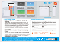 Radiateur électrique Thermostat Wifi Contrôleur de chauffage Module pilote de fil pilote