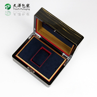Boîte à montres en bois plaqué rayé personnalisée pour emballage cadeau de marque de montres de luxe, logo personnalisé, étui de présentation pour plusieurs montres
