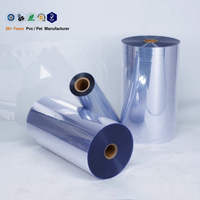 Feuille de PVC rigide sur mesure fabriquée en Chine, rouleau de film PVC transparent pour impression offset UV