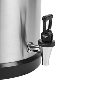 Olla Baño María de Acero Inoxidable de 35L con Doble Pared Aislada, con Grifo y Tapa para Servicio de Alimentos - Product Image 5