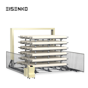 Sistema de Almacenamiento de Rollos de Tela Motorizado Industrial, Carrusel Vertical Automático para Gestión de Inventario de Cortinas en Almacenes - Product Image 1