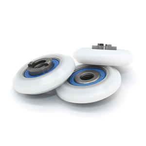 จำหน่ายโดยตรงจากโรงงาน ลูกปืน 688RS รอกเคลือบยาง รางเลื่อนพลาสติกเคลือบ POM แบบ V ล้อสำหรับประตู หน้าต่าง ห้องอาบน้ำ - Product Image 3