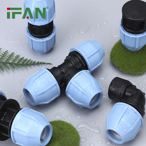 Raccordi a compressione per tubi in HDPE raccordo a <span class=keywords><strong>T</strong></span> connettore a gomito HDPE raccordo - Product Image 4