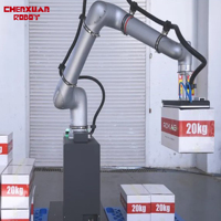 Robot collaboratif de palettisation à 6 axes avec une charge utile de 25 kg pour la palettisation industrielle des cartons et la manutention des matériaux