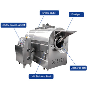 Rôtissoire électrique haute performance pour graines de soja et noix, machine à rôtir les noix et les arachides <span class=keywords><strong>au</strong></span> gaz - Product Image 4