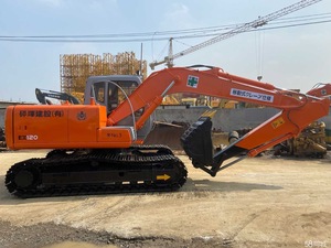 Excavatrice d'occasion en bon état HITACHI EX120 12 tonnes, pelle hydraulique sur chenilles d'occasion, facile à utiliser - Product Image 4