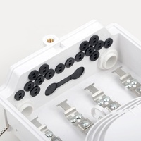 Caja Terminal de Fibra Óptica para Exteriores ODP de 32 Núcleos, Caja de Empalme FTTH, NAP, FAT, OTB, con 12 Adaptadores