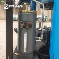 Compresseur d'air industriel à vis monophasé DEEMACH 110V/220V 8/11KW 15HP 10/13 bar silencieux à vitesse fixe à vendre
