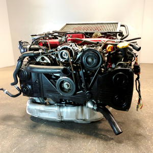 MOTOR USADO TWIN SCROLL JDM STI VERSIÓN 9 EJ207 2002-2007 EJ20T 2.0L TURBO VF37 DOHC AVCS EN VENTA - Product Image 1