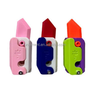 Популярные детские игрушки 3D гравитационный морковный нож, нож-бабочка, игрушки для детей - Product Image 5