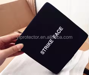 เสื้อกั๊กยุทธวิธีแผ่นอลูมินาจานเซรามิก PE แข็งซิลิกอนคาร์ไบด์6x6 ''แผ่นเกราะด้าน III & IV - Product Image 4