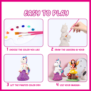 Vendita calda kit di pittura a colori unicorno giocattolo da disegno creatività giocattolo giocattolo da colorare modello per bambini giocattoli - Product Image 3