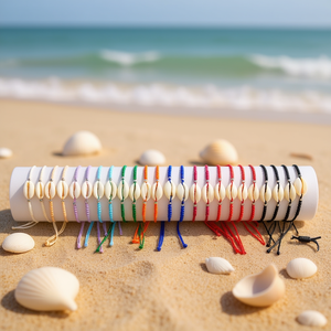 Seashell <b>Bracelet</b> 24pcs Multicolor <b>Shell</b> Beaded Adjustable Fashion Jewelry Set - Product Image 3