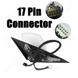 Conjunto de Retrovisor para Mercedes-Benz ClA250 ClA45 2014-2018, Pintura Blanca, Diseño de 17 Líneas, Lado Izquierdo y Derecho - Product Image 3