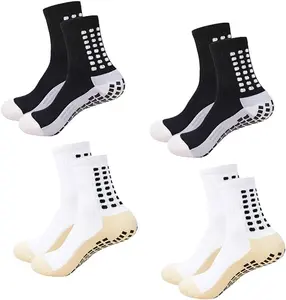 Спортивные Нескользящие хлопковые носки с логотипом на заказ