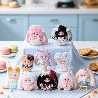 Lot de 6 figurines en peluche 100 % PVC de la série Jiimo Elf Tea Party, pendentifs tendance, échelle 1/12, vente en gros, best-seller