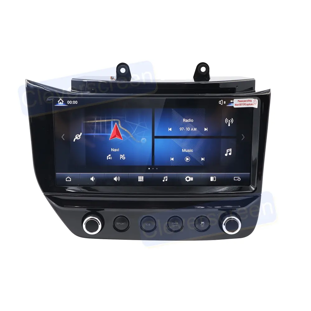 Qualcomm Car Multimedia Head Unit 10.1 pollici Android 10 Car DVD Player Stereo Radio Monitor con manopole per Maserati GT 2007-2015