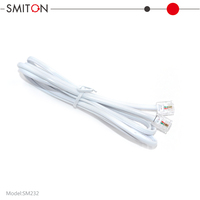 Câble téléphonique plat RJ11 2 conducteurs 1 paire
