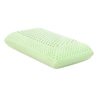 Oreiller en mousse à mémoire de forme infusée de gel, en tissu polyester tricoté Air-Layer de 260g, design rectangulaire solide, thérapie rafraîchissante, soutien du cou, qualité hôtelière
