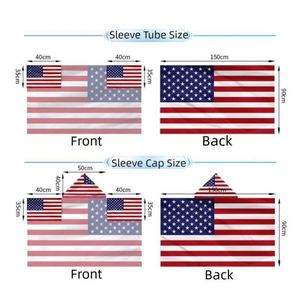 Disfraz de la Bandera de Estados Unidos con Capucha y Mangas para Fanáticos del Deporte, Edición 2026 Estados Unidos-Canadá-México - Product Image 5