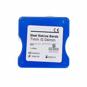 Bande matrici dentali in acciaio inossidabile strisce Matrice bande Striproll 5mm/6mm/7mm larghezza 0.04mm materiali odontoiatria - Product Image 4