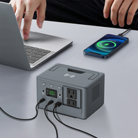 Générateur Solaire Portable 110V-230V 150W avec Batterie LiFePO4 au Lithium Fer, Station d'Énergie de Secours d'Urgence Rechargeable MPPT Pure