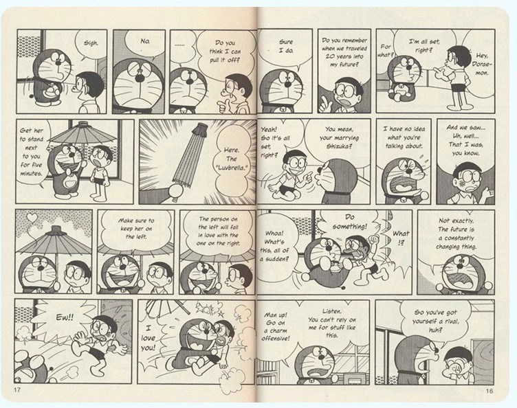 The Original English Doraemon Manga 8 Book Set for Children 
