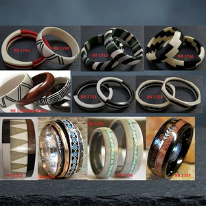 Pulseras de Perlas de Resina Color Marfil de Estilo Tradicional, Muy Demandadas y a la Moda, Accesorios para Mujer de Alta Gama - Product Image 1