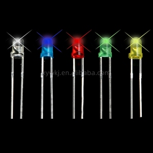 Kit d'échantillons LED 3mm 5mm, 5 couleurs chacune, 100 pièces, blanc, rouge, jaune, vert, bleu, F3 F5, boîte de diodes LED - Product Image 4