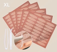 Vente en gros à bas prix de bandes de levage des yeux outils de paupière très invisibles autocollants naturels de paupière de pulvérisation de maille de dentelle écarquillée