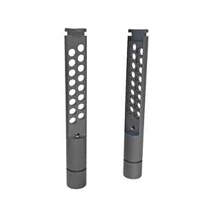 durci de rail de guidage en alliage d'aluminium de pièces métalliques usinées en 3D CNC de haute précision personnalisées - Product Image 5