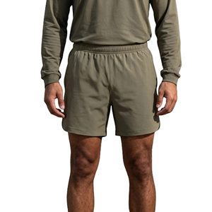 Comfort Stretch Training Shorts for Men Quick Dry Lightweight Fabric Elastic Waist Adjustable Drawstring Secure Side Pockets Gym - Product Image 2