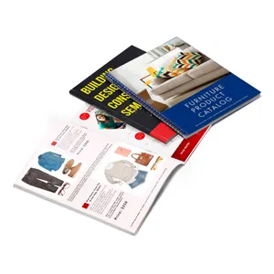 Perfekte Bindung Günstige Custom Company Design Taschenbuch Voll farbiges Bild magazin Hochwertiger Katalog druck