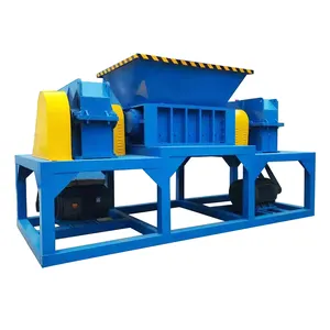 Good price tyre recycling machine metal scrap rubber tire shredder machine with high quality for sale