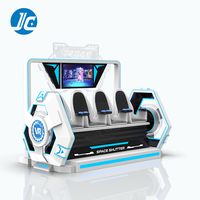 2022 extérieur maison VR 9D cinéma mouvement chaise 3D 4D 5D 7D simulateur avec 4 sièges pour parc d'attractions et expérience de montagnes russes