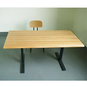 OEM/ODM dessus de table collé en bois massif de hêtre personnalisé meubles de chambre à coucher d'hôtel de salon