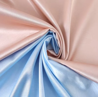 Tissus en satin de cristal extensible en polysoie, en acétate, en viscose, en polyester, satin brillant, charmeuse