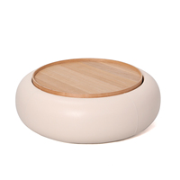 Table Basse/à Thé en Bois Faite à la Main, Style Européen Moderne, pour Maison, Hôtel, Cérémonie de Remise de Diplôme, Salon, Meuble de Rangement Écologique