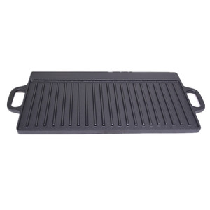 China Manufacture Double Side Pre-seasoned Cast Iron Griddle for Camping - Product Image 1