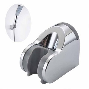 Support de pomme de douche réglable, accessoire de salle de bain intégré noir électroplaqué pour le rangement de la pomme de douche - Product Image 1