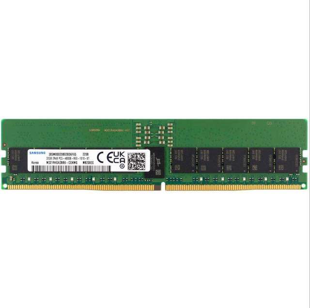 Samsungxxx M393A8G40BB4CWE 64GB 2Rx4 PC4 25600R DDR4 3200mhz  RDIMM REG ECC 288Pin Server Memory RAM Module