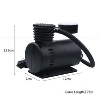 300 Psi Mini compresseur d'air 12v voiture Auto pompe Portable double compresseur gonfleur de pneus