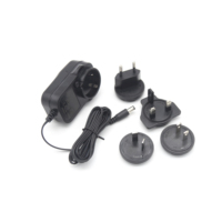 Adaptateur secteur universel multi-prises DC 5V 1A 5W en PC pour haut-parleur, routeur, éclairage LED