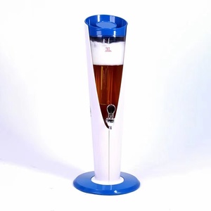 Dispenser per Bevande Calde e Fredde con Contenitore per Ghiaccio, Torre per Bevande in Acciaio Inox con Supporto, Adatto per Succhi e <span class=keywords><strong>Birra</strong></span> - Product Image 4