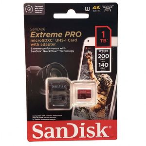 <span class=keywords><strong>Tarjeta</strong></span> MicroSDXC UHS-I <span class=keywords><strong>SanDisk</strong></span> <span class=keywords><strong>Extreme</strong></span> <span class=keywords><strong>PRO</strong></span> SDSQXCD-1T00-GN6MA - Product Image 2
