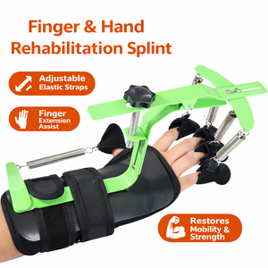 Dispositivo de Soporte para <span class=keywords><strong>Terapia</strong></span> de Manos, Entrenador de Rehabilitación de Extensión de Dedos Ajustable - Product Image 1